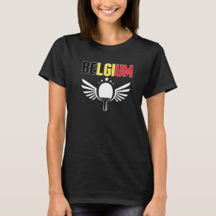 Belgien Ping Pong  belgische Tischtennis-Mannschaf T-Shirt