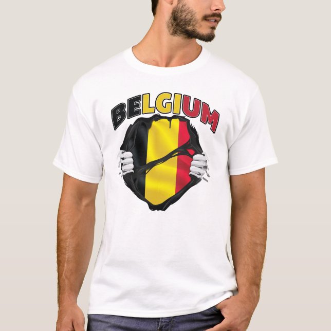 Belgien Pride T-Shirt (Vorderseite)