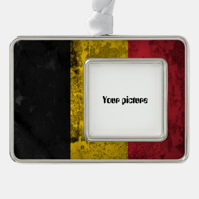 Belgien Rahmen-Ornament Silber (Vorderseite)