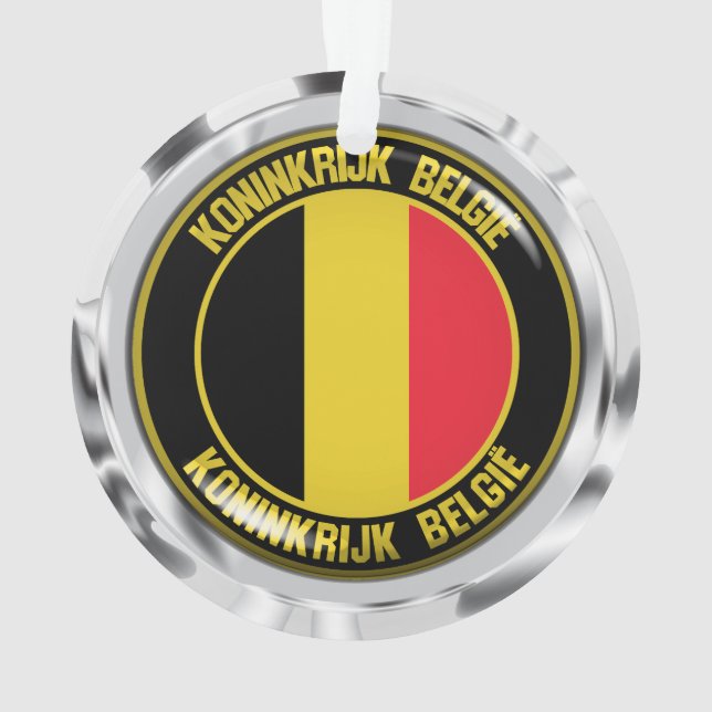 Belgien Runde Emblem Ornament (Rückseite)