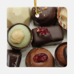 Belgien Schokolade Keramikornament