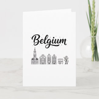 Belgien Skyline Reise Urlaub Outfits Karte