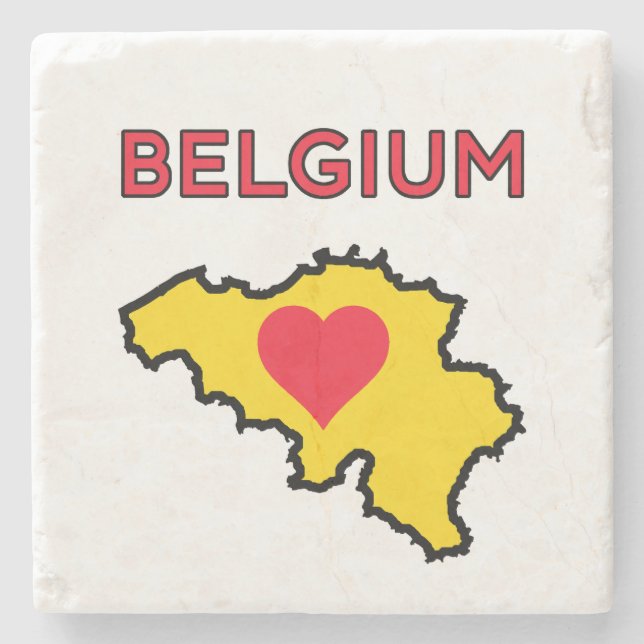 Belgien Steinuntersetzer (Vorderseite)
