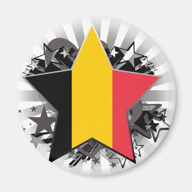 Belgien Stern Magnet (Vorne)