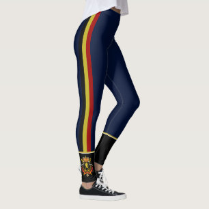 Belgien stripes Flagge Leggings