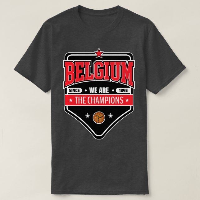 Belgien SuperBadge T-Shirt (Design vorne)