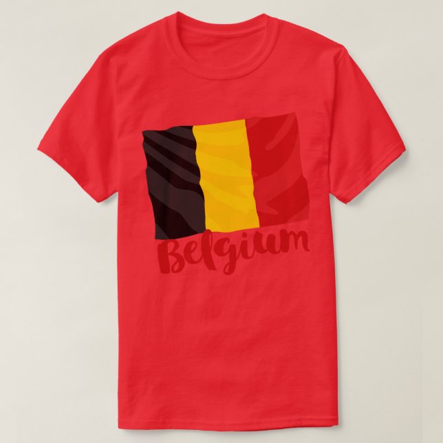 Belgien T - Shirt (Design vorne)