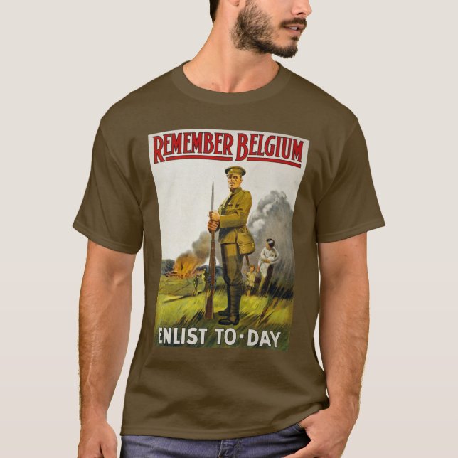 Belgien T-Shirt (Vorderseite)