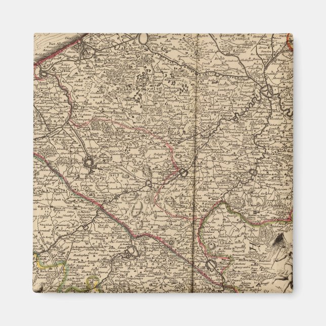 Belgien und Frankreich Magnet (Vorne)