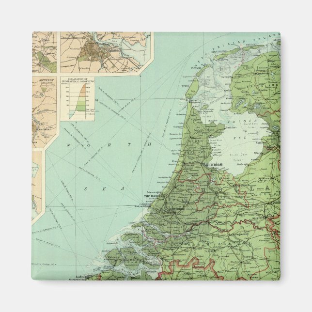 Belgien und Holland Magnet (Vorne)
