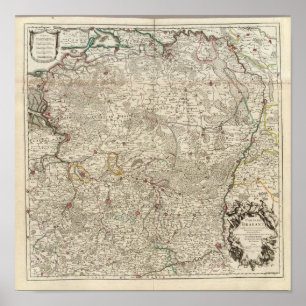 Belgien und Niederlande Poster