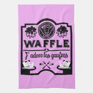 Belgien Waffeln Geschirrtuch