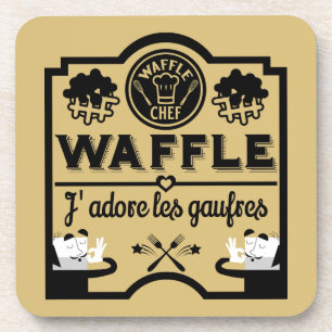Belgien Waffeln Getränkeuntersetzer