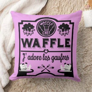 Belgien Waffeln Kissen