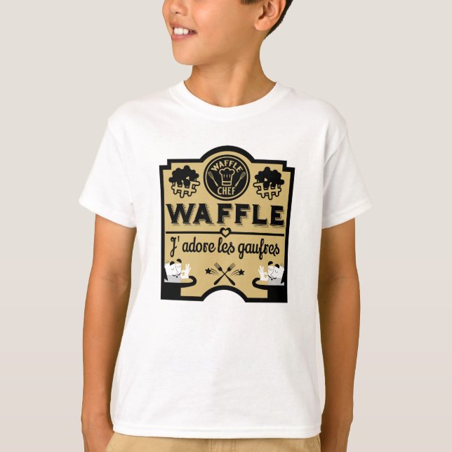 Belgien Waffeln T-Shirt (Vorderseite)