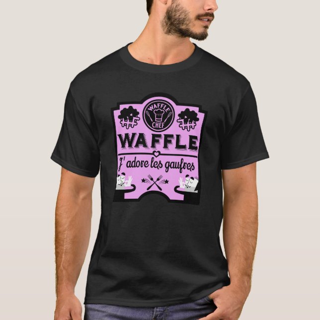 Belgien Waffeln T-Shirt (Vorderseite)