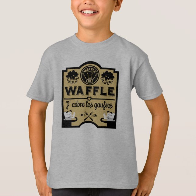 Belgien Waffeln T-Shirt (Vorderseite)