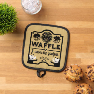 Belgien Waffeln Topflappen