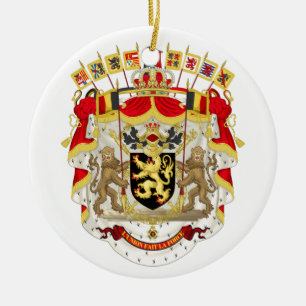 Belgien - Wappen Keramikornament