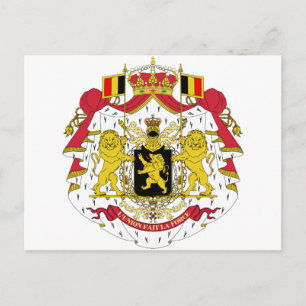 Belgien Wappen Postkarte
