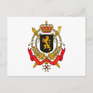 Belgien Wappen Postkarte
