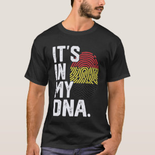 Belgien Wurzeln Flagge Fingerabdruck Grafik Patrio T-Shirt