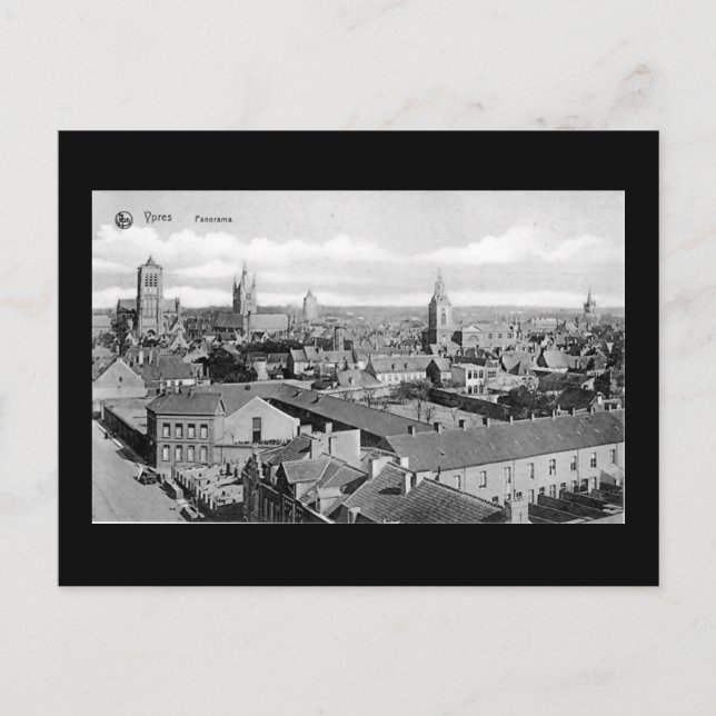 Belgien, Ypres - Alte Postkarte (Vorderseite)
