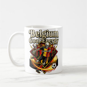 Belgien Ziel Energie Skelett Stürmer Nationen Fett Kaffeetasse