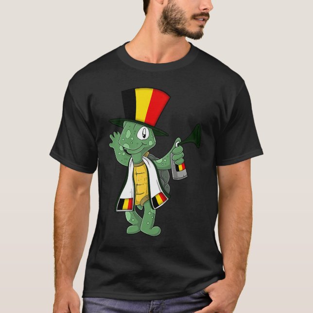 Belgier Fan Tortoise T-Shirt (Vorderseite)