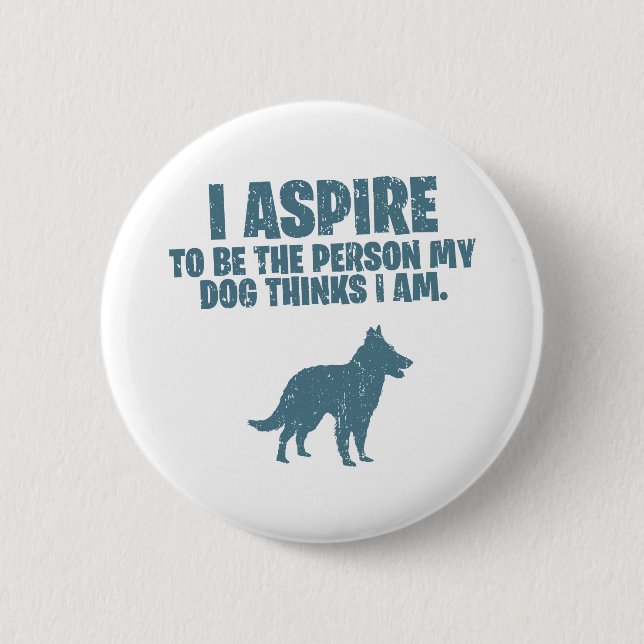 Belgier Groenendael Button (Vorderseite)