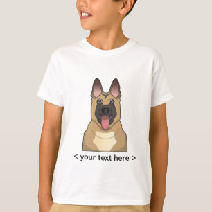Belgier Malinois Cartoon personalisiert T-Shirt