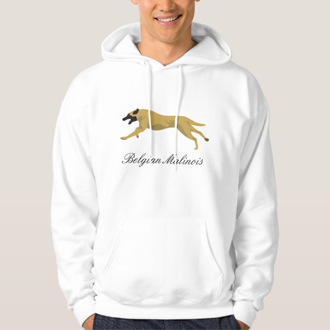 Belgier Malinois Hoodie (Vorderseite)