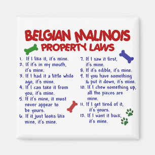 BELGIER MALINOIS PL2 MAGNET