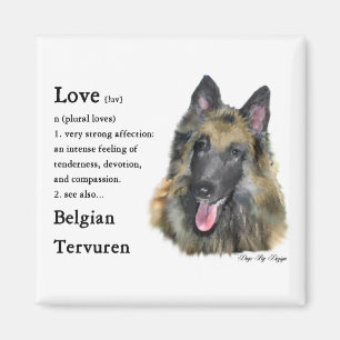 Belgier Tervuren Geschenke Magnet