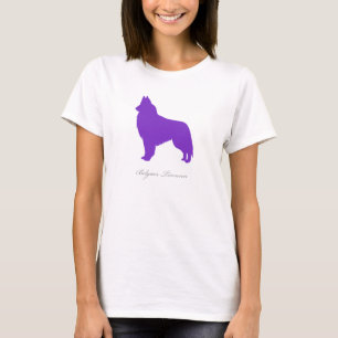 Belgier Tervuren T - Shirt (lila Silhouette)