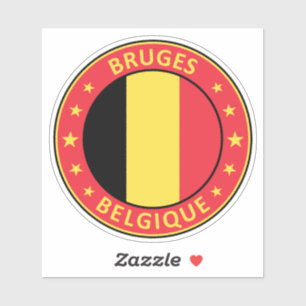 Belgique Bruges Aufkleber