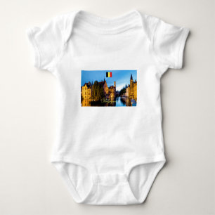 Belgique Medieval Brügge - Pro Foto Baby Strampler