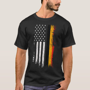Belgisch American Flag T Shirt - Pride Belgien USA