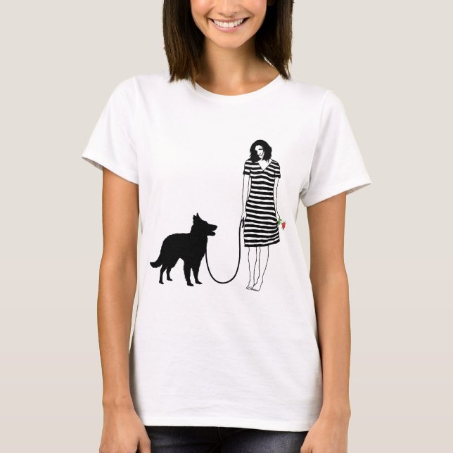 Belgisch Groenendael T-Shirt (Vorderseite)