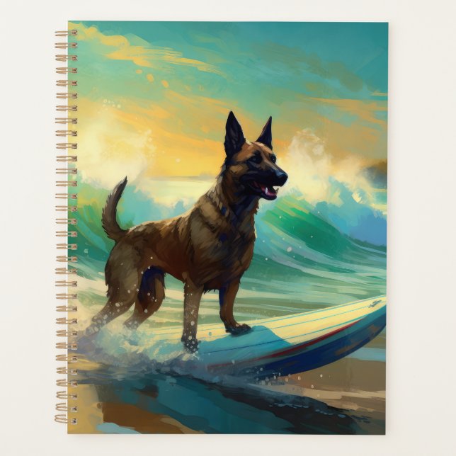Belgisch Malinoi Beach Surfmalerei Planer (Vorderseite)