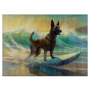 Belgisch Malinoi Beach Surfmalerei Schneidebrett