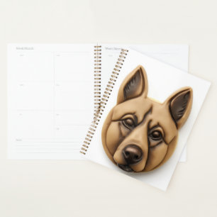 Belgisch Malinoi Dog 3D Inspiriert Planer