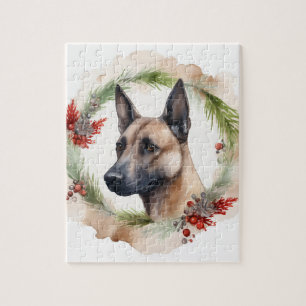 Belgisch Malinoi Weihnachtsschrei Festlicher Papi Puzzle