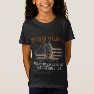 Belgisch Malinois American Flag Funny Dog Geschenk T-Shirt