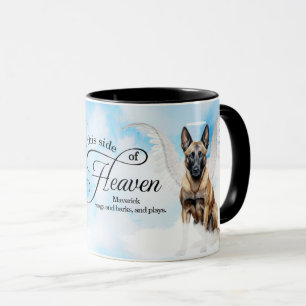 Belgisch Malinois Angel Personalisiert Pet Memoria Tasse
