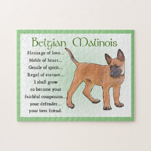 Belgisch Malinois Art Puzzle