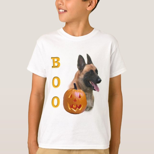 Belgisch Malinois Boo T-Shirt (Vorderseite)