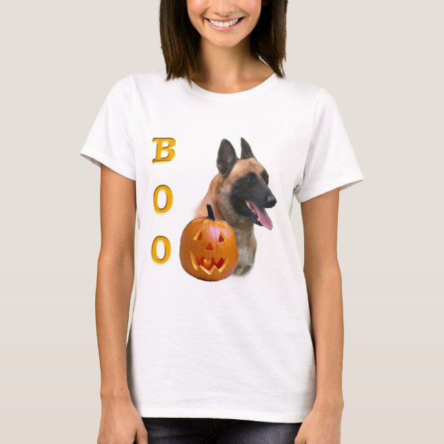 Belgisch Malinois Boo T-Shirt (Vorderseite)