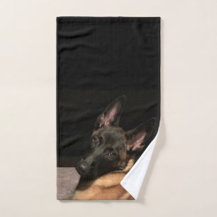 Belgisch Malinois Dog Badhandtuch Set