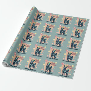 Belgisch Malinois Dog Colorful Geschenkpapier